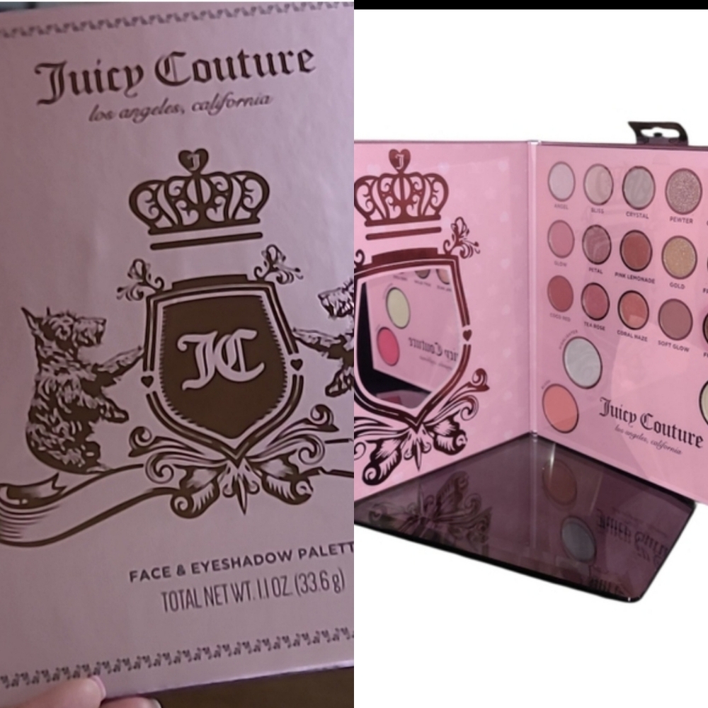Juicy Couture Pink Face & Eyeshadow Palette